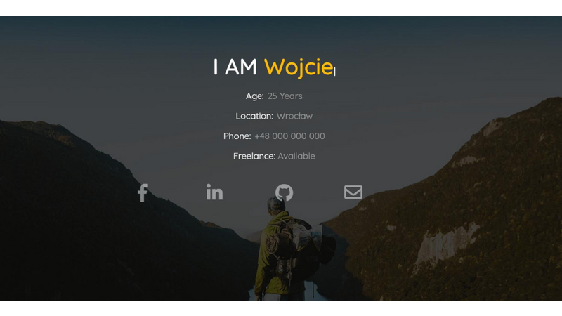 Landing page