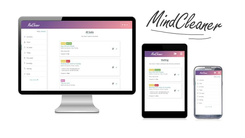 MindCleaner - GTD methodology tool