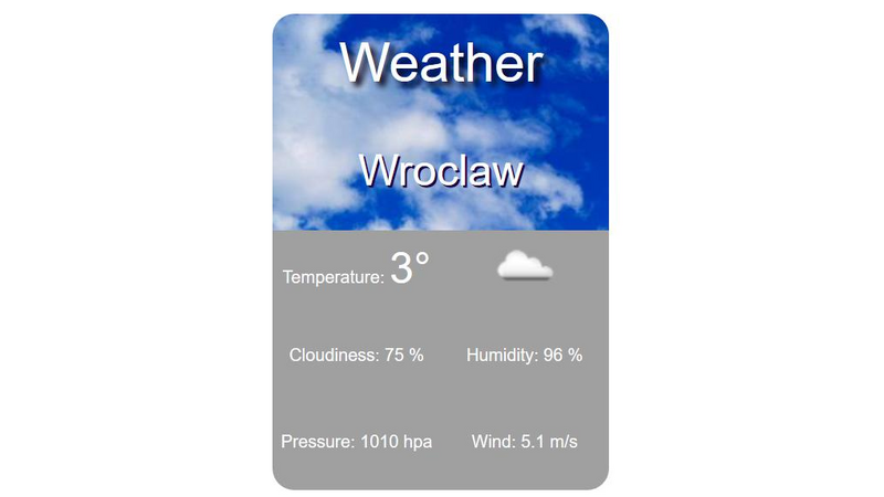Weather app