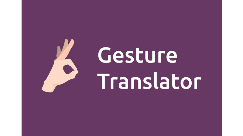 Gesture Translator App 