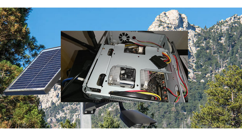 Wildfire detection enabled camera on Jetson TX2