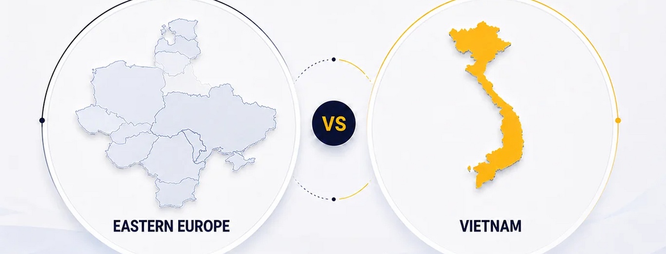 Vietnam vs Eastern Europe: Which outsourcing destination is right for your business in 2026?