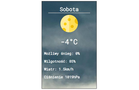 Weather app for Wrocław
